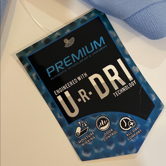 Classic Men's Light Blue Polo Shirt size L - Picture 2 of 4